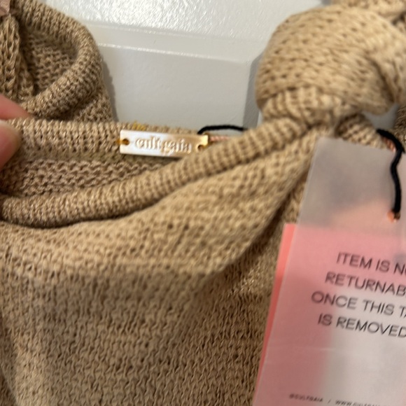 CULT GAIA CAMERON KNIT DRESS - SAND. SIZE S NWT - Picture 4 of 6